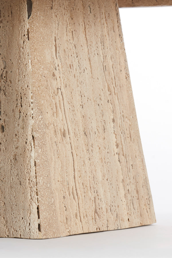 Light & Living - Salontafel KEPAMI - Ø60x36cm - Bruin