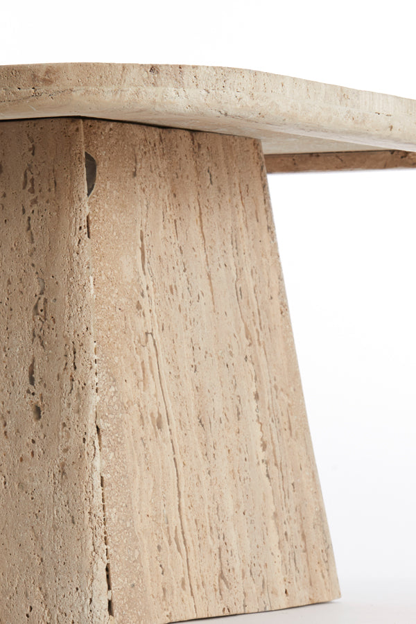 Light & Living - Salontafel KEPAMI - Ø60x36cm - Bruin