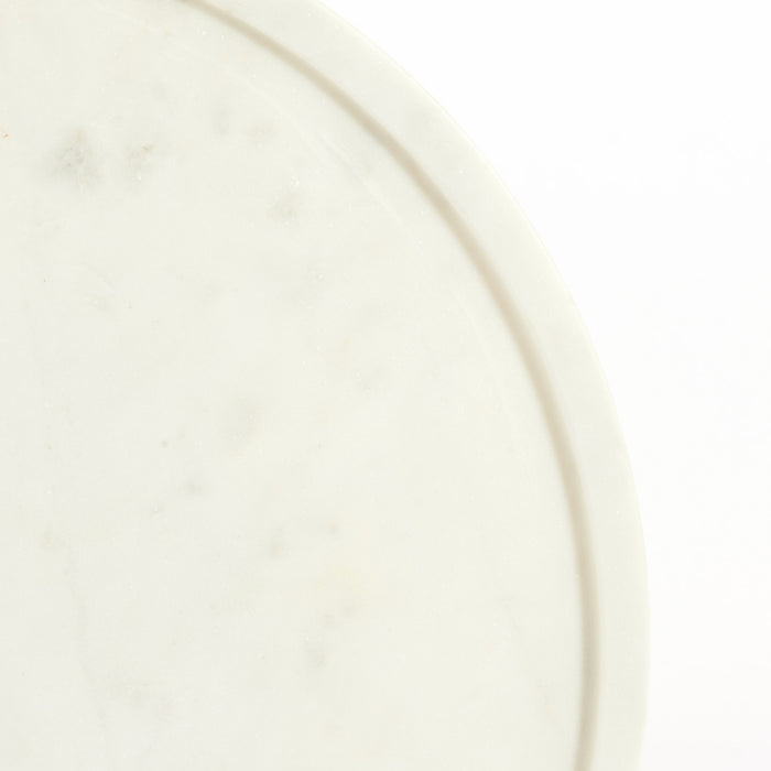 Light & Living - Bijzettafel CIVITA - Ø37x49 cm - Wit