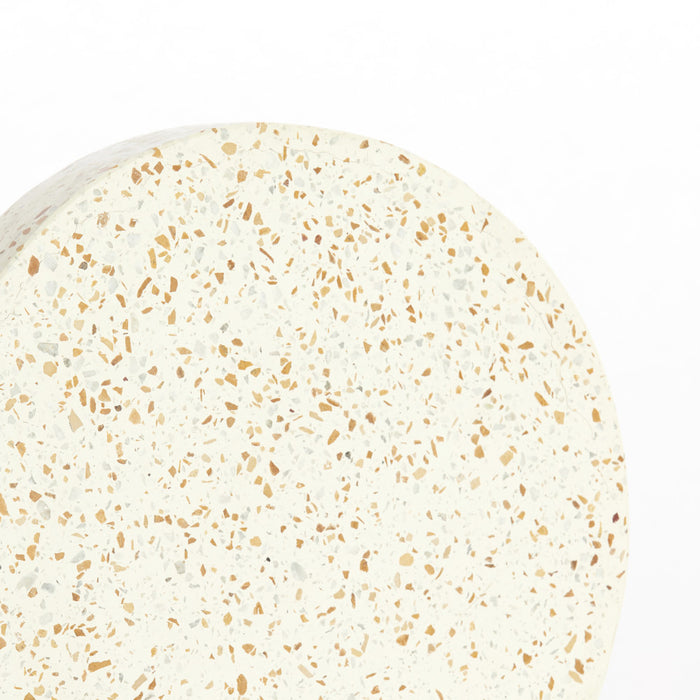 Light & Living - Bijzettafel SELLA - Ø32x47 cm - Wit