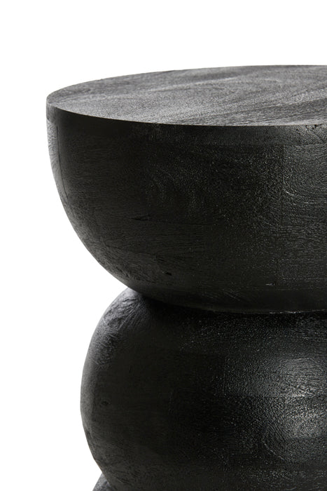 Light & Living - Bijzettafel AZALIO - Ø35x45cm - Zwart