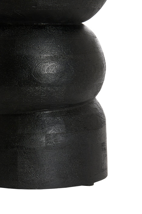 Light & Living - Bijzettafel AZALIO - Ø35x45cm - Zwart