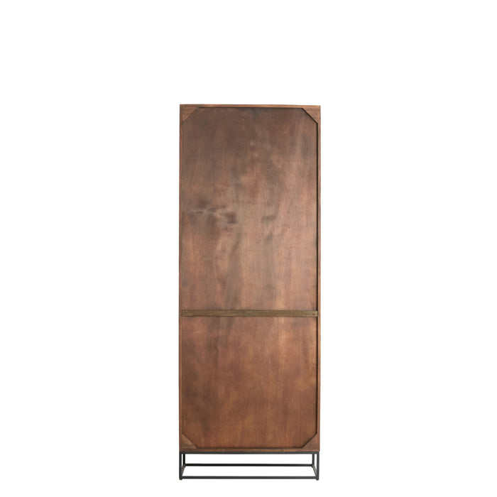 Light & Living - Kast LILIAN - 75x40x200cm - Bruin