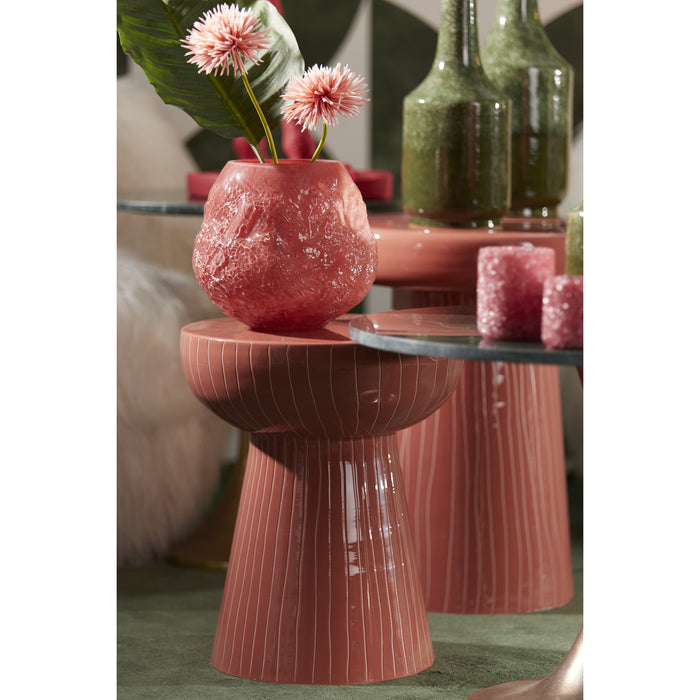 Light & Living - Bijzettafel NUNOA - Ø35x41cm - Rood