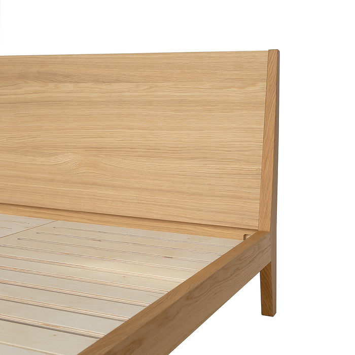 MINT Furniture TWEEPERSOONSBED, 216 × 169 × 88 cm, eiken