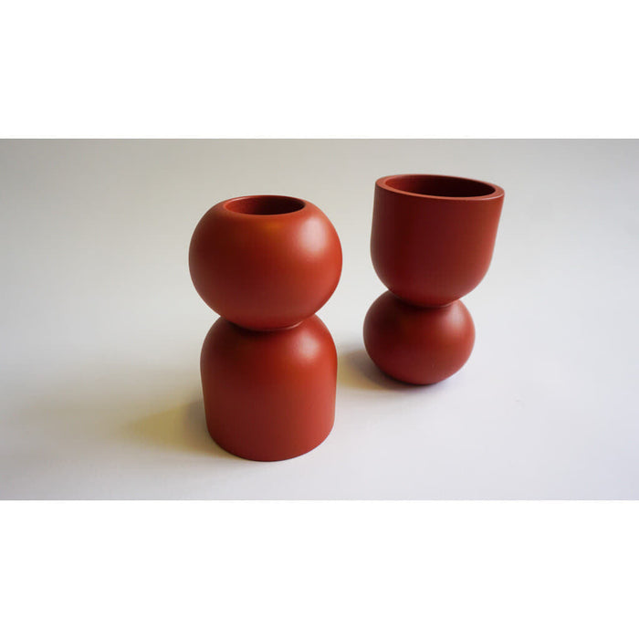 LEMON LILY Candleholder 3-in-1 low - Terra