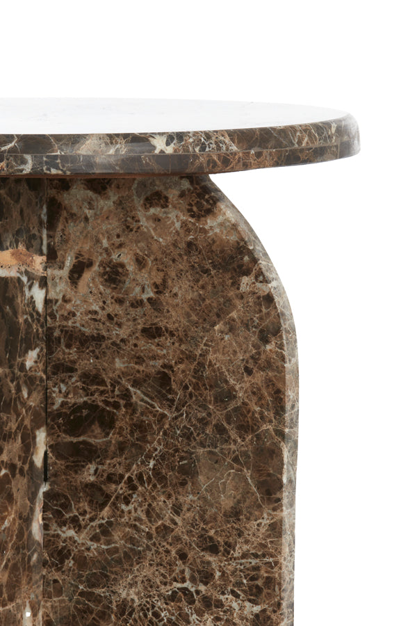 Light & Living - Bijzettafel OTINIA - Ø41x48cm - Bruin