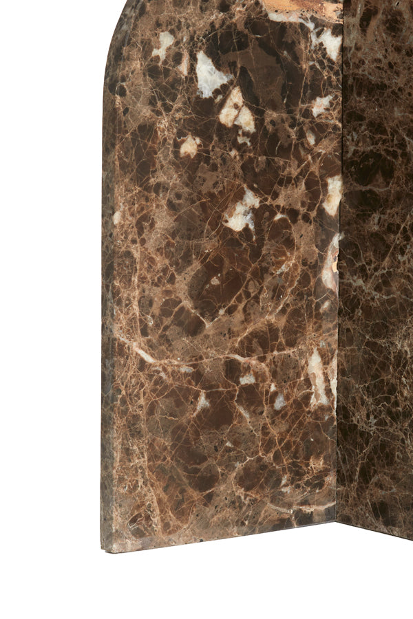 Light & Living - Bijzettafel OTINIA - Ø41x48cm - Bruin