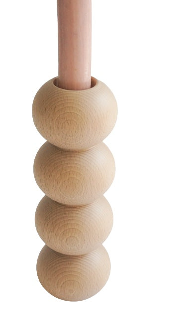 LEMON LILY Candleholder stack 2-in-1 - natural