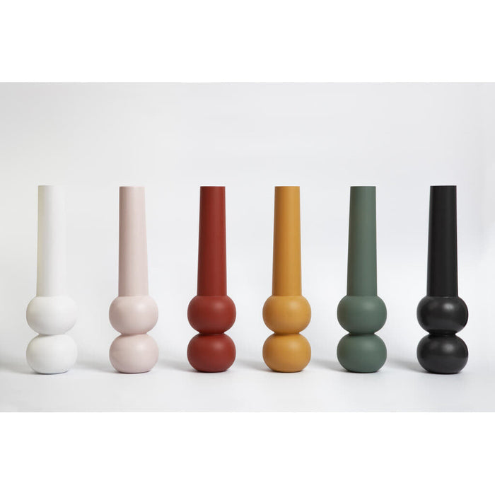 LEMON LILY Candleholder cone high - Terra