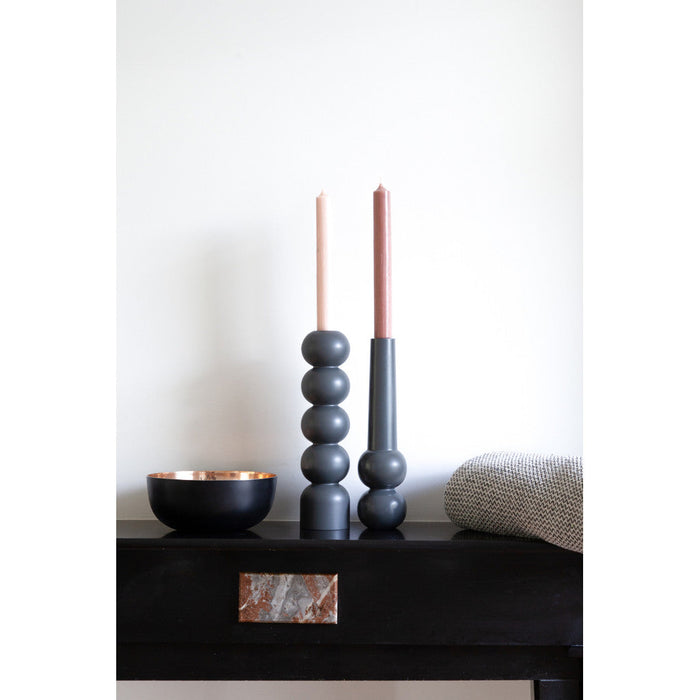 LEMON LILY Candleholder 3-in-1 high - Charcoal