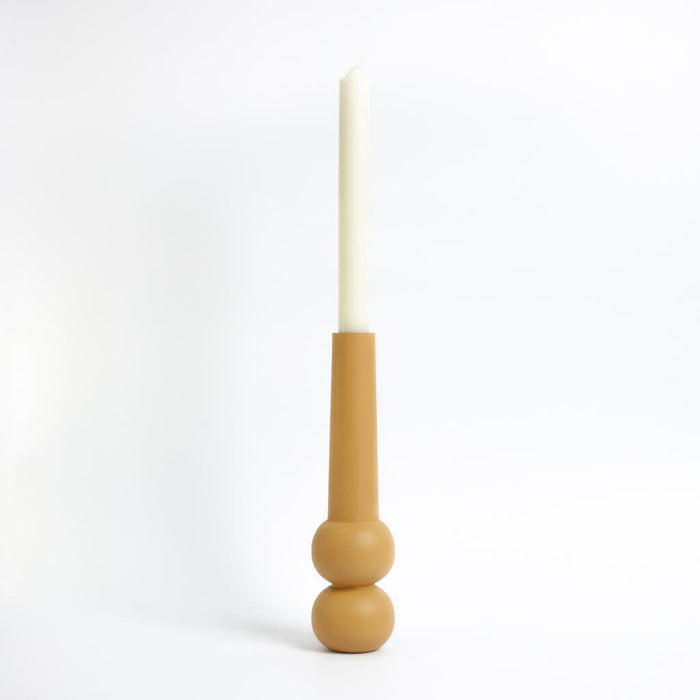 LEMON LILY Candleholder cone high - Yellow