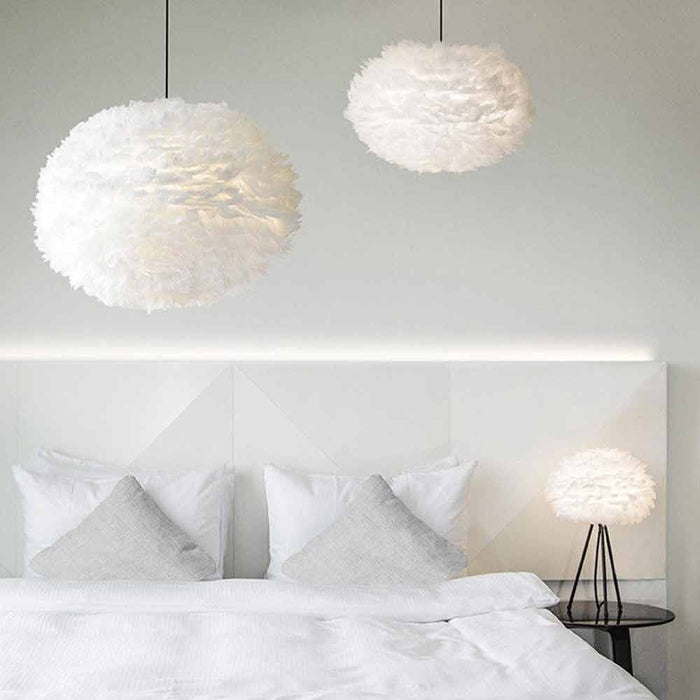 Umage Eos Mini hanglamp white - met koordset wit - Ø 35 cm