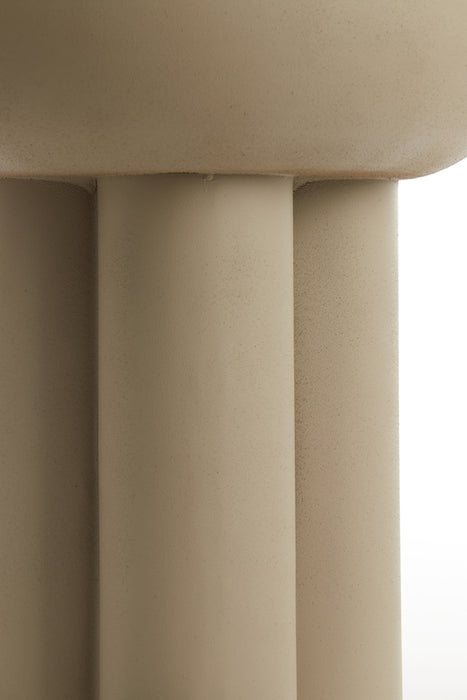 Light & Living - Bijzettafel MIKOLA - Ø46x50cm - Grijs