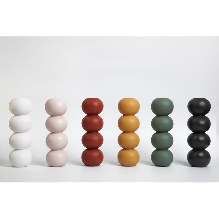 LEMON LILY Candleholder stack 2-in-1 - White