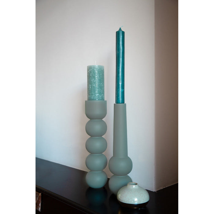 LEMON LILY Candleholder cone high - Green