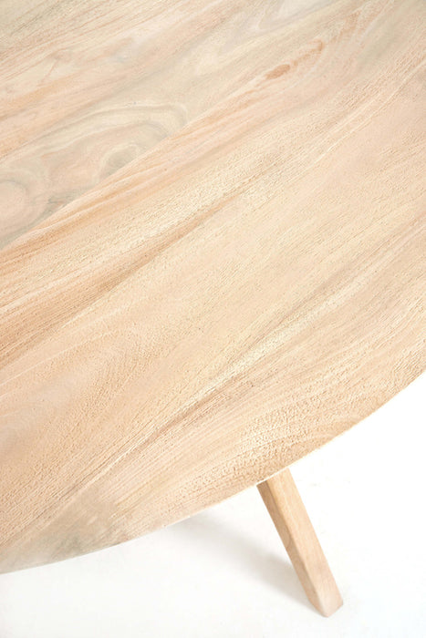 Light & Living - Eettafel QUENZA - Ø140x76cm - Bruin