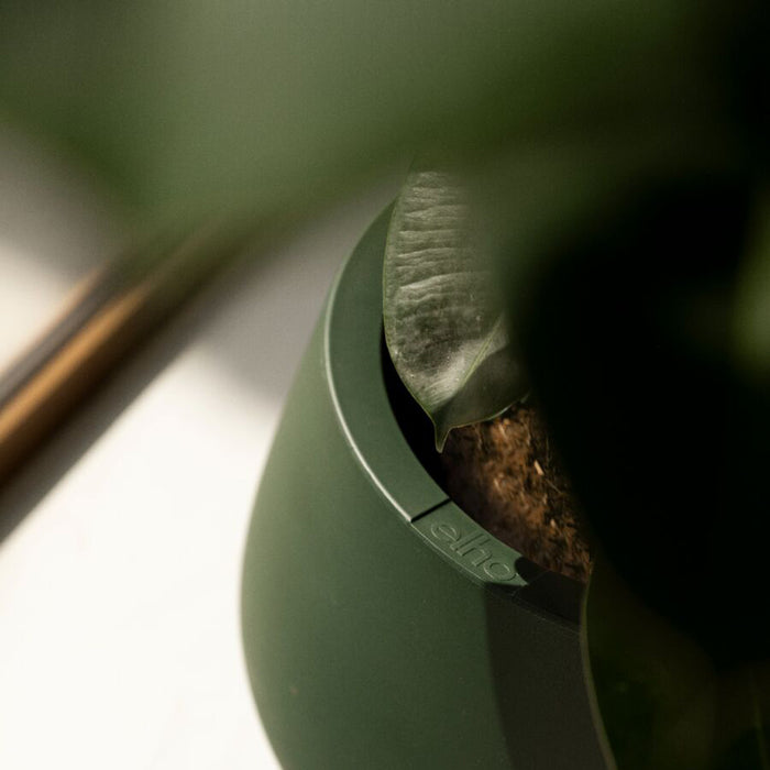 Elho June Split Low 46 - Groen - Ø 46 x H 42 cm - Binnen en Buiten - 100% gerecycled