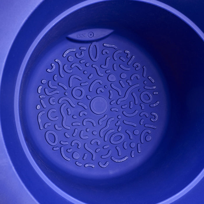 Elho Amber Grail 30 - Royal blue - L 30 x B x H 28 cm - Binnen en Buiten - 100% gerecycled