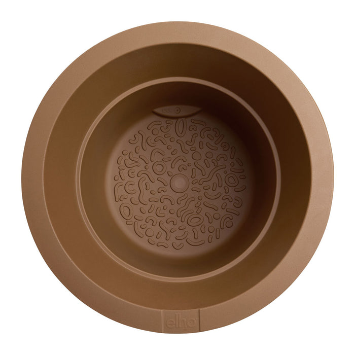 Elho Amber Grail 47 - Karamel - Ø 47 x H 45 cm - Binnen en Buiten - 100% gerecycled