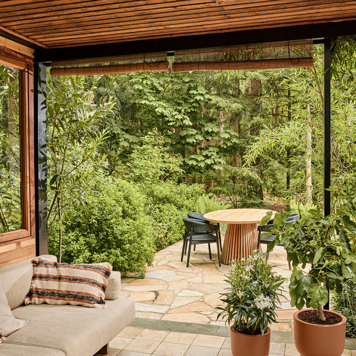 Elho Amber Grail 47 - Karamel - Ø 47 x H 45 cm - Binnen en Buiten - 100% gerecycled