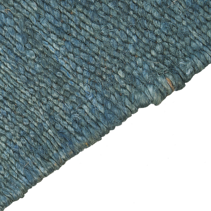Beliani - LUNIA - Jute vloerkleed - Turquoise - 160 x 230 cm - Jute