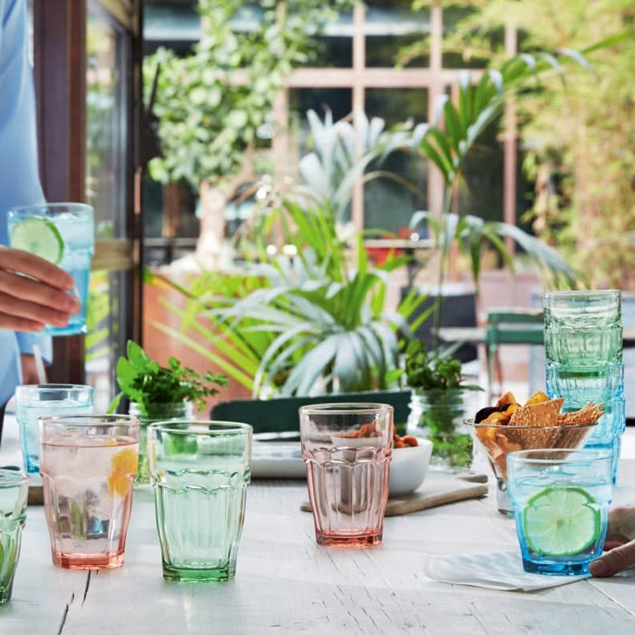 Bormioli Rocco Drinkglazen - 6x stuks - blauw - 270 ml