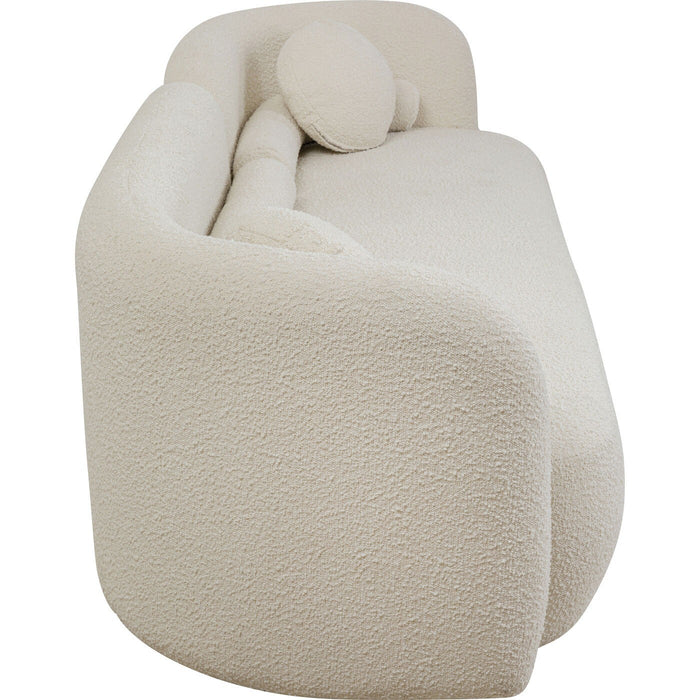 Kare Design Kelly Bank 3-zits - Bouclé Crème Wit