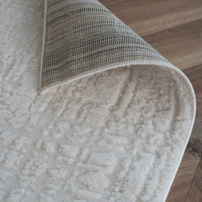 Interieur05 Scandinavisch vloerkleed Prent creme|wit - 140 x 200 cm