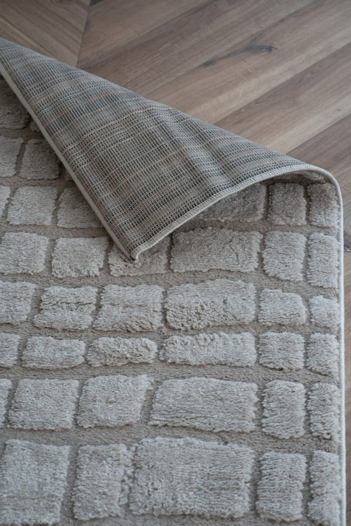 Interieur05 Scandinavisch vloerkleed Malin zand - 240 x 330 cm