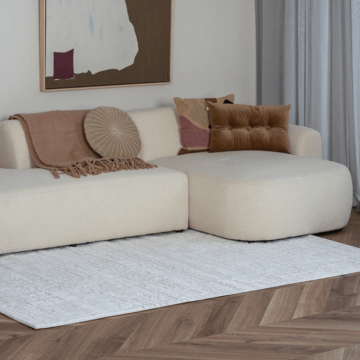 Interieur05 Scandinavisch vloerkleed Prent creme|wit - 240 x 330 cm