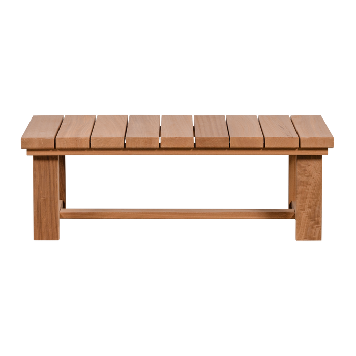 WOOOD Banco Salontafel Tuin - Hout| Metaal - Naturel - 42x122x68