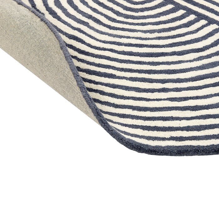 Beliani - KWETA - Vloerkleed - Gebroken wit - Wol