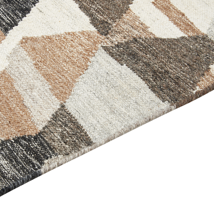 Beliani - ARGAVAND - Kelim vloerkleed - Multicolor - 80 x 150 cm - Wol