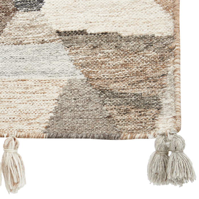 Beliani - ARGAVAND - Kelim vloerkleed - Multicolor - 80 x 150 cm - Wol