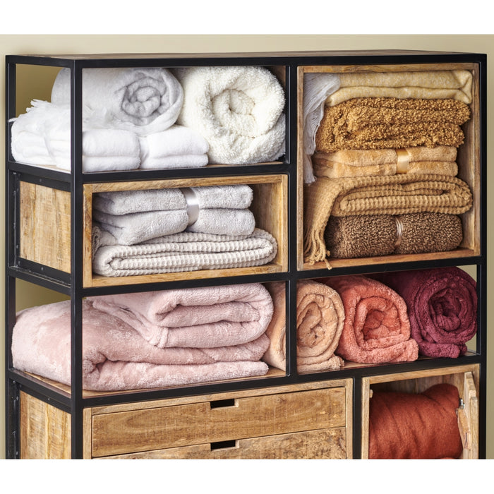 Unique Living | Justin plaid 150x200cm oud roze