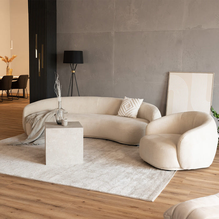 HOME DELUXE Loungeset - webstof - Beige