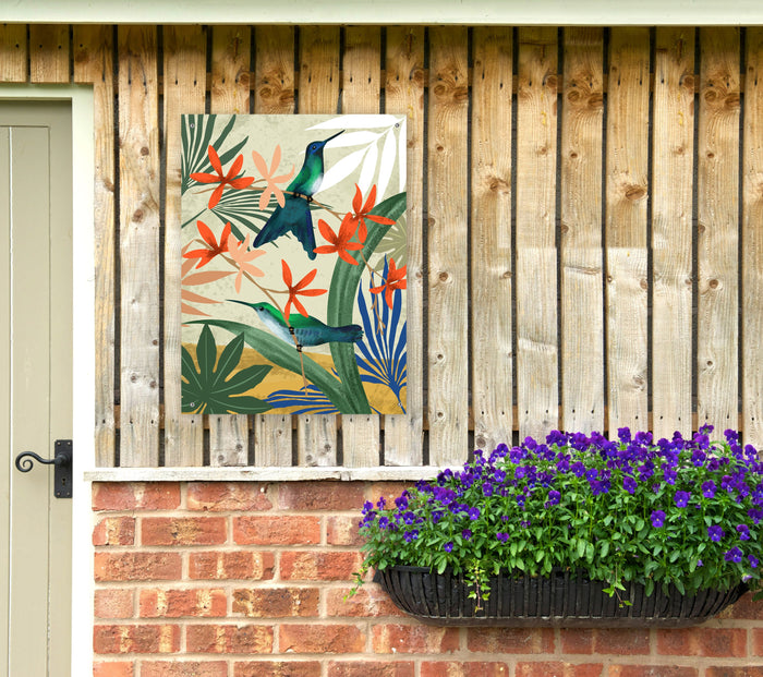 Art for the Home | Tuinposter - Tropische Vogels - 80x60 cm