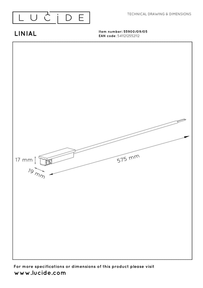 Lucide Premium LINIAL Railverlichting - Champagne kleur