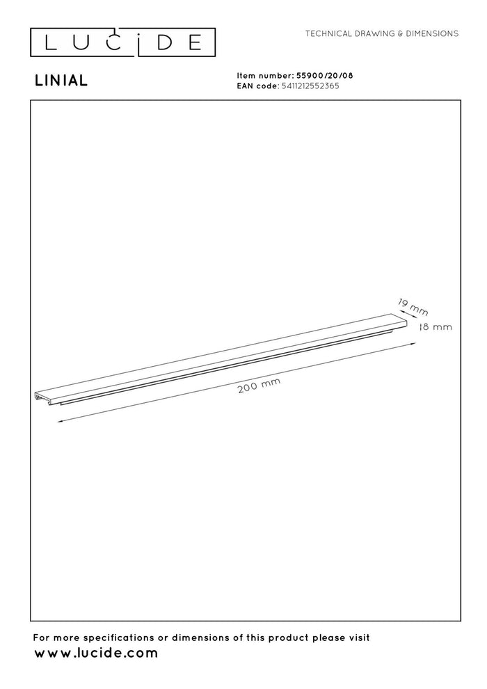 Lucide Premium LINIAL Railverlichting - Mat zwart chroom