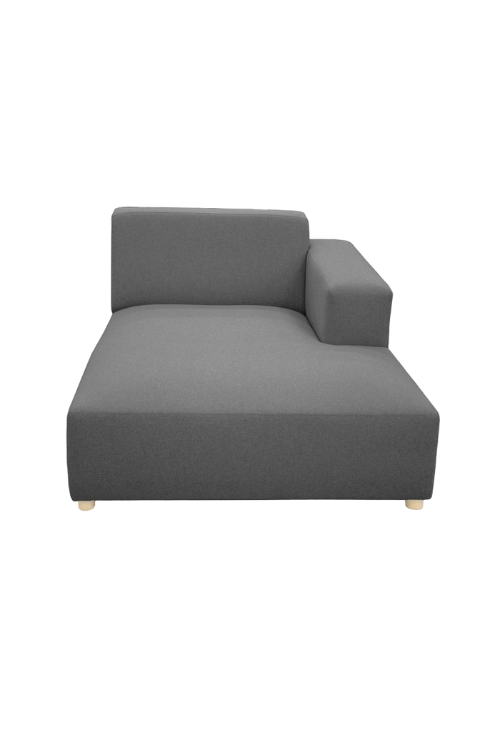 Sissy-Boy Earl chaise longue rechts Unit Antraciet