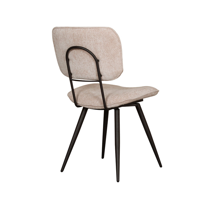 LABEL51 - Eetkamerstoel Liva - Clay Elite - Zwart Metaal