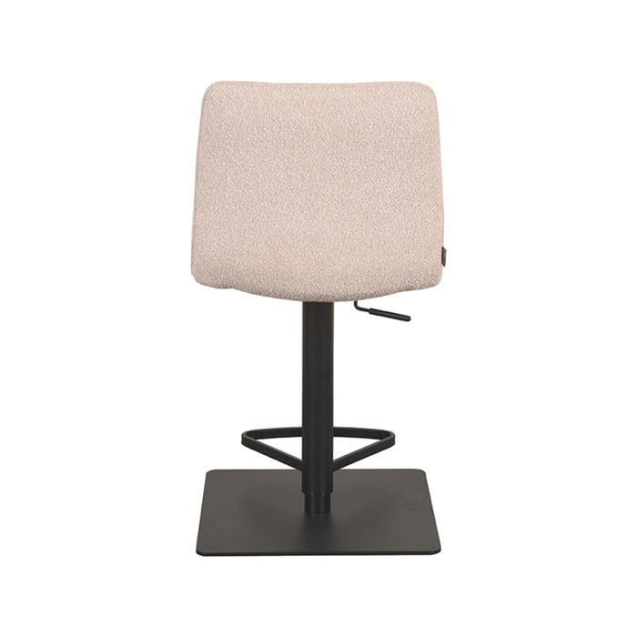 LABEL51 - Barkruk Juul - Naturel Boucle - Zwart Metaal