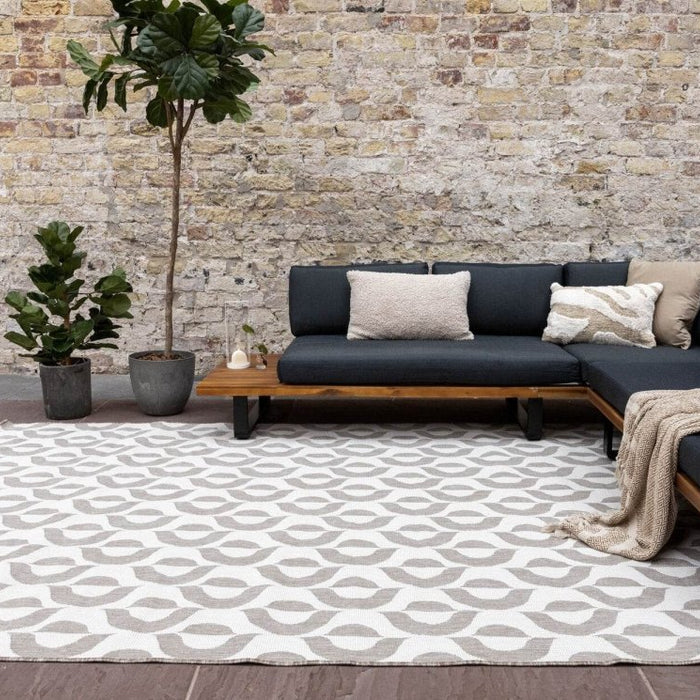 Buitenkleed Esta - Naturel|Wit - dubbelzijdig - EVA Interior