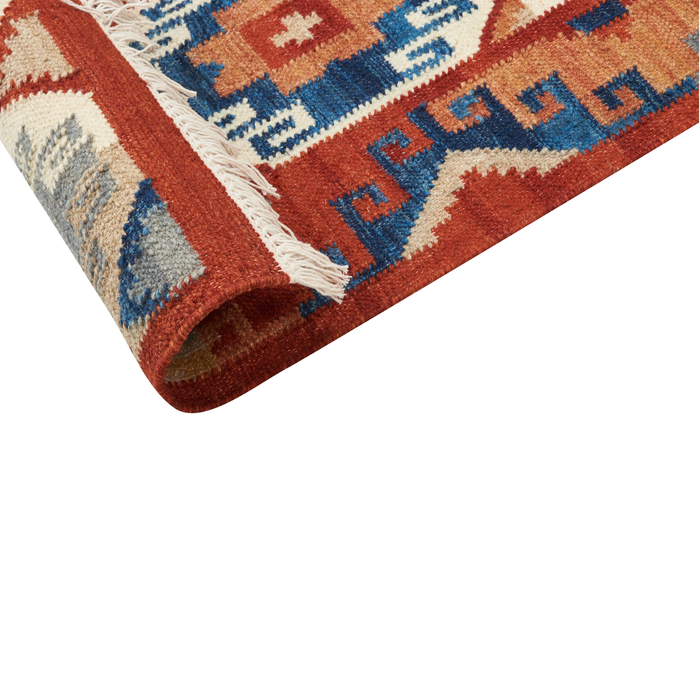 Beliani - LUSARAT - Kelim vloerkleed - Multicolor - 200 x 300 cm - Wol