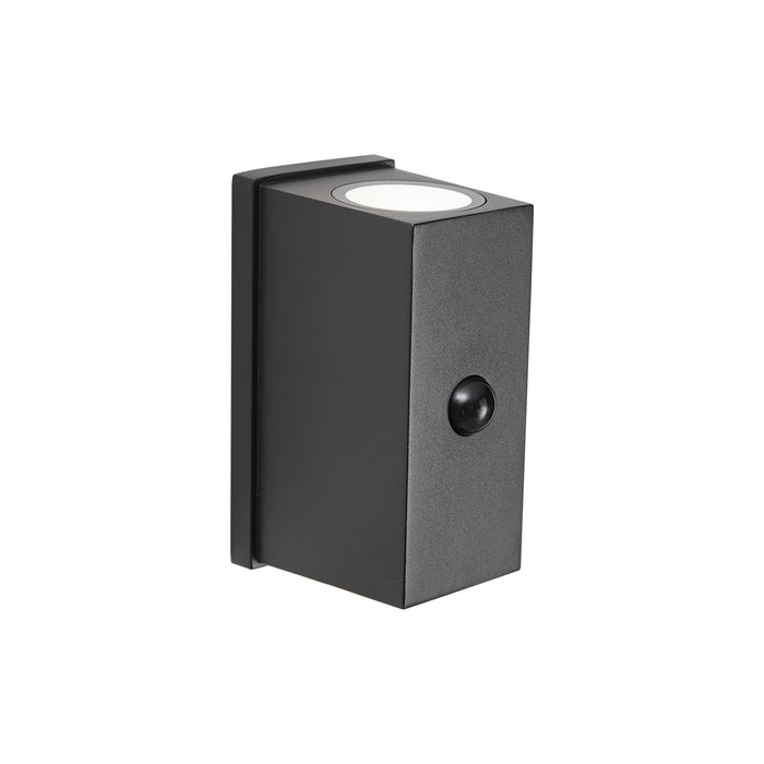QAZQA Wandlamp zwart 4-stap sensor magnetisch incl. LED oplaadbaar -
