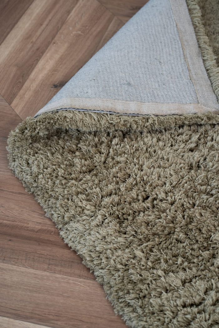 Hoogpolig vloerkleed Pilo groen polyester Interieur05 - 240 x 340 cm