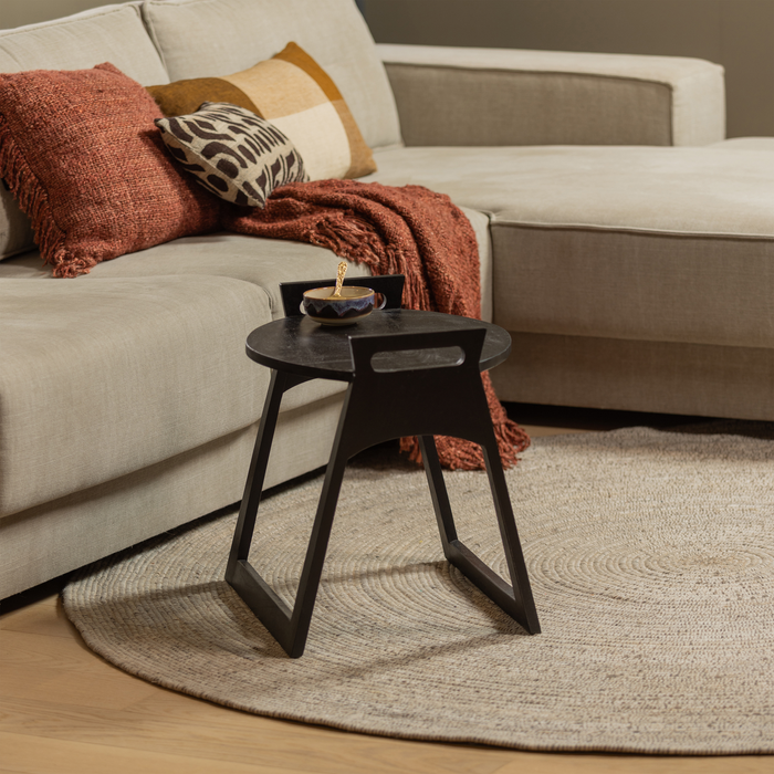 WOOOD Utopia Vloerkleed - Wol|Katoen - Naturel - 1x200x200