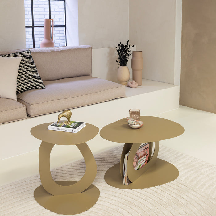 Spinder x Eva van de Ven bijzettafel Alto - Champagne