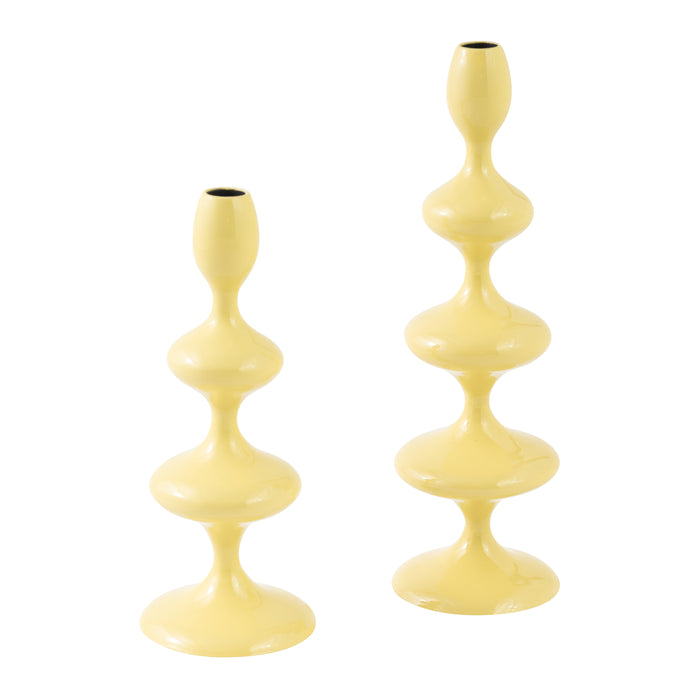 by fonQ Droplet Kandelaar - Set van 2 - Lemon Grass